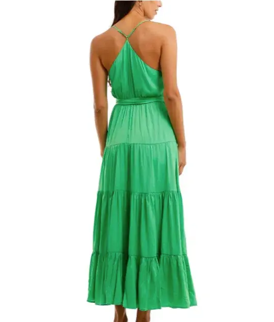 Sheike Mystique Maxi Dress Green Size 6 - Image 4