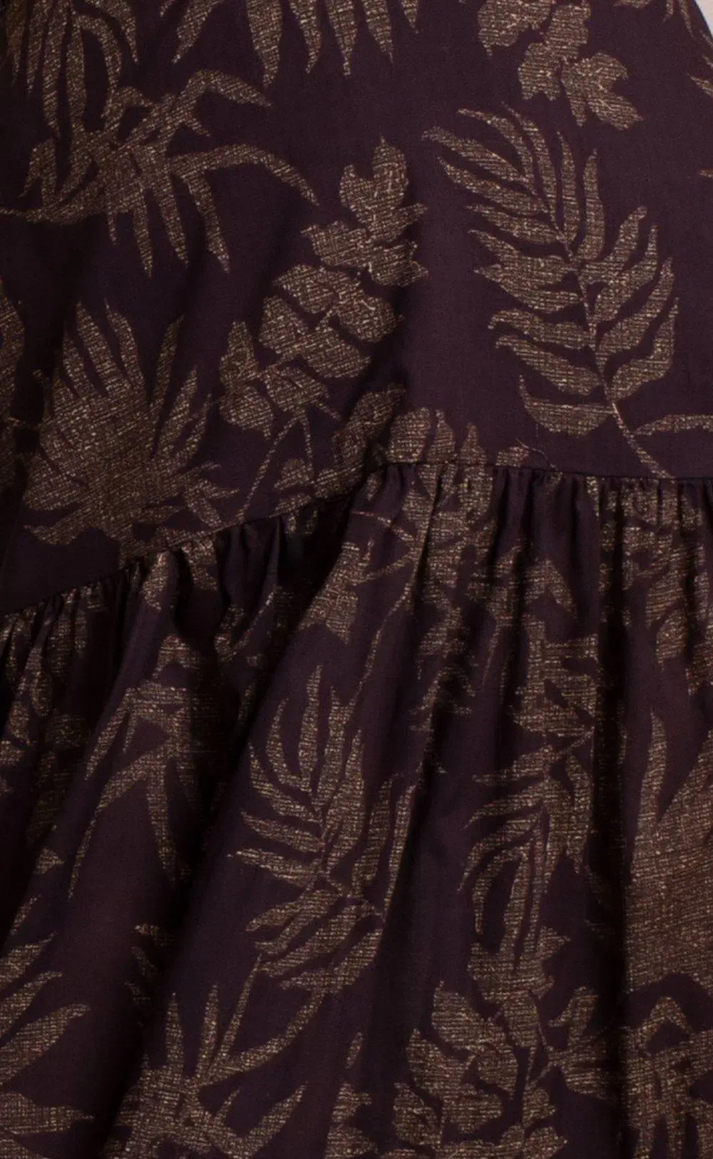 Bec & Bridge Desert Palm Top and Maxi Skirt Set Print Size 8 - Image 5