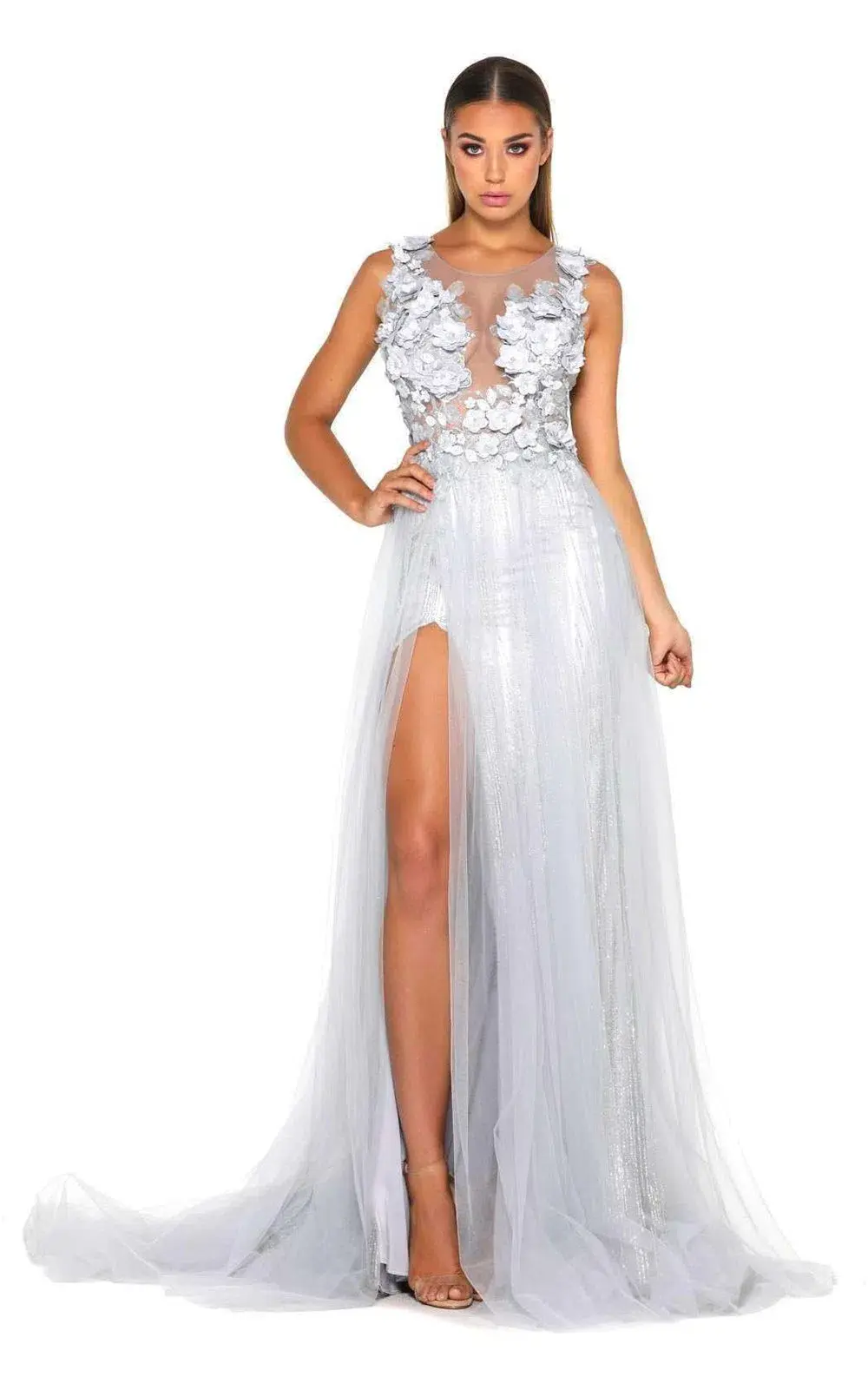 Portia and Scarlett Berta Gown Ice Size L / AU 12 - Image 2