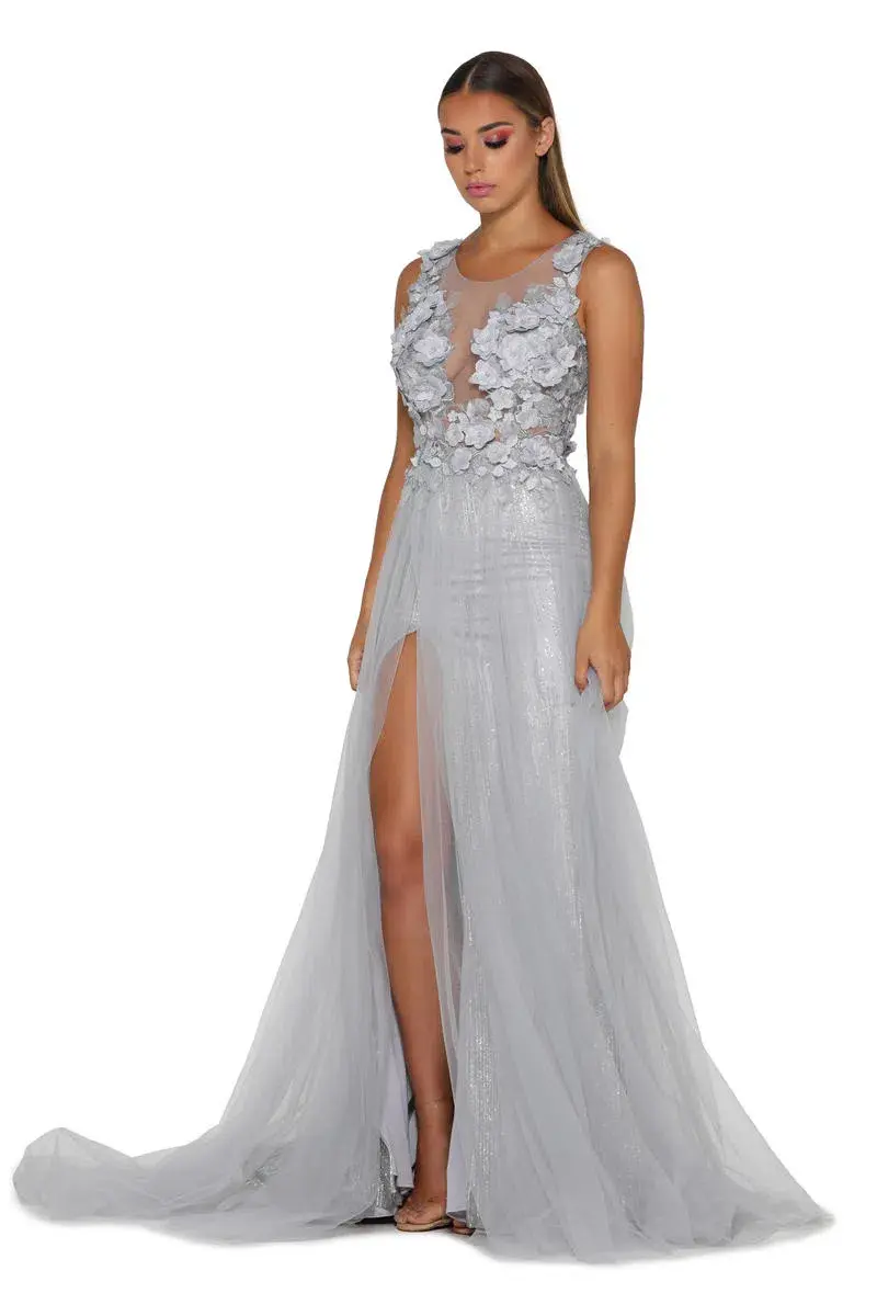 Portia and Scarlett Berta Gown Ice Size L / AU 12 - Image 1