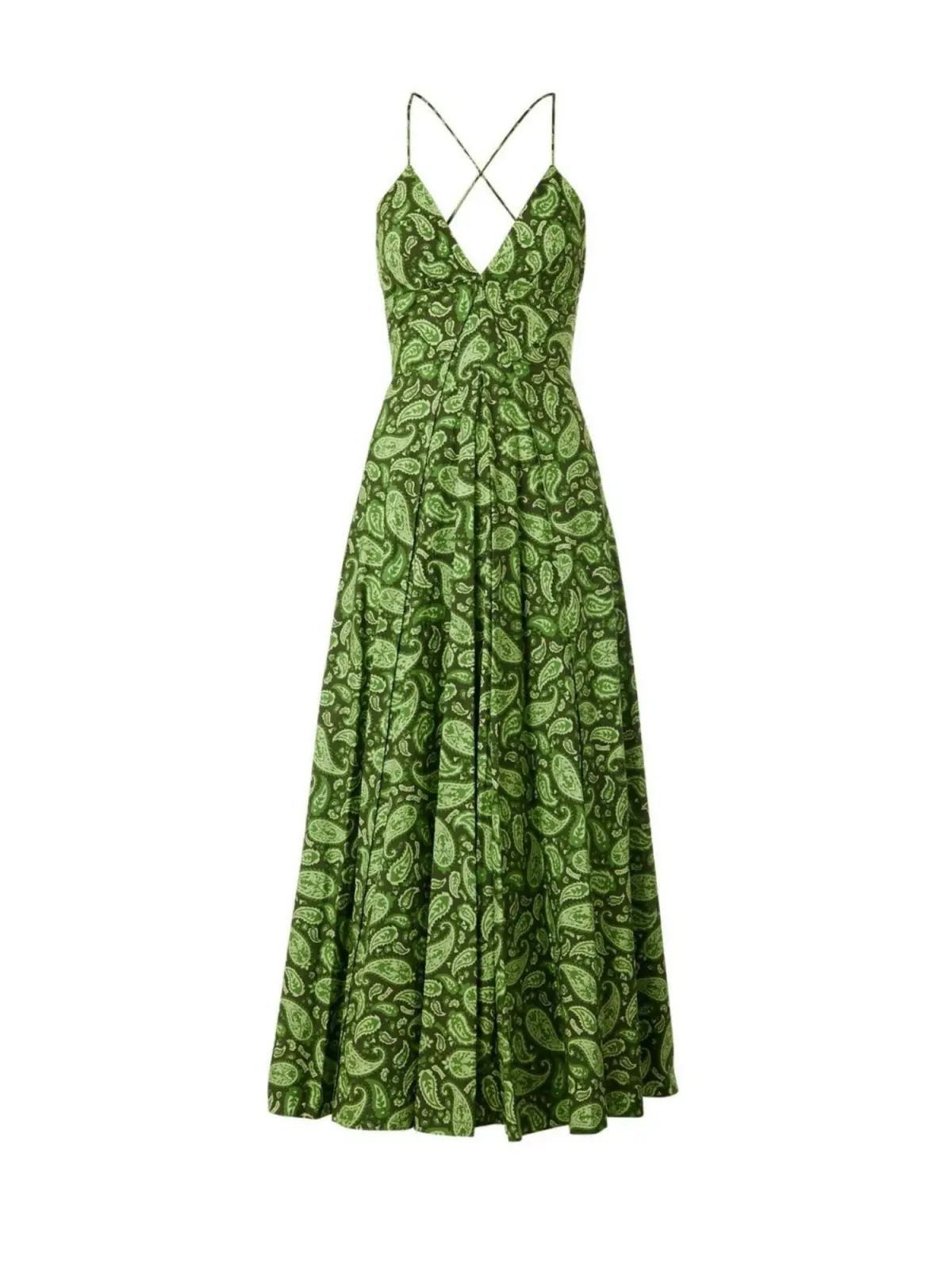 Scanlan Thedore Cotton Paisley Shoestring Dress Print Size AU 8 - Image 4