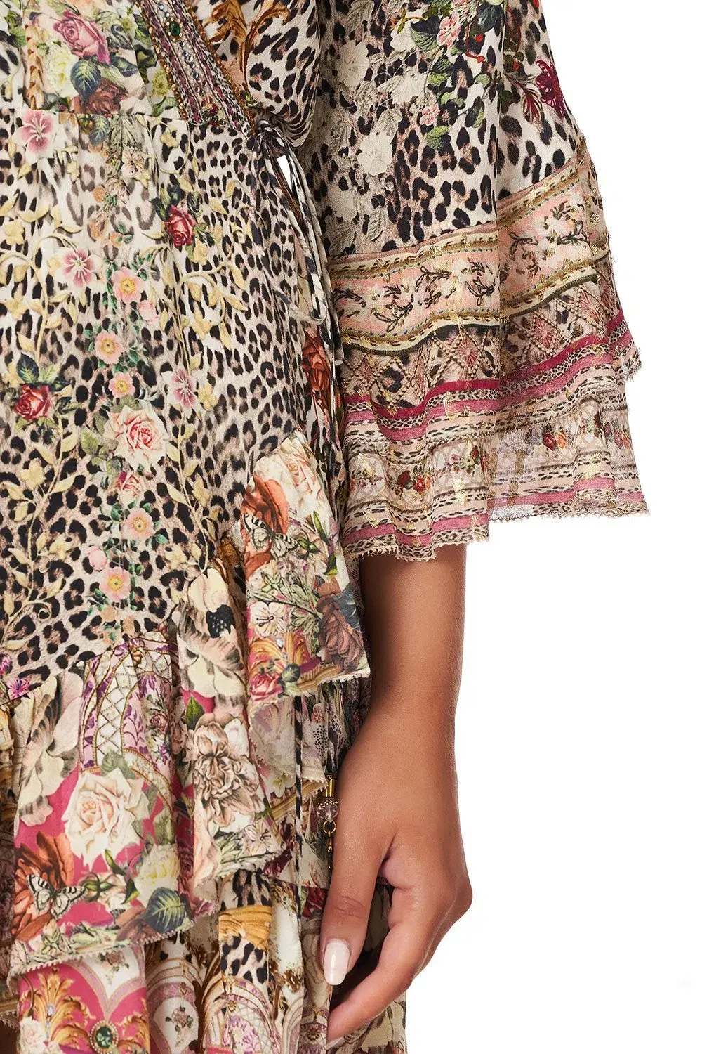 Camilla Anarchy at Annabels Short Wrap Dress Print Size 14 - Image 4