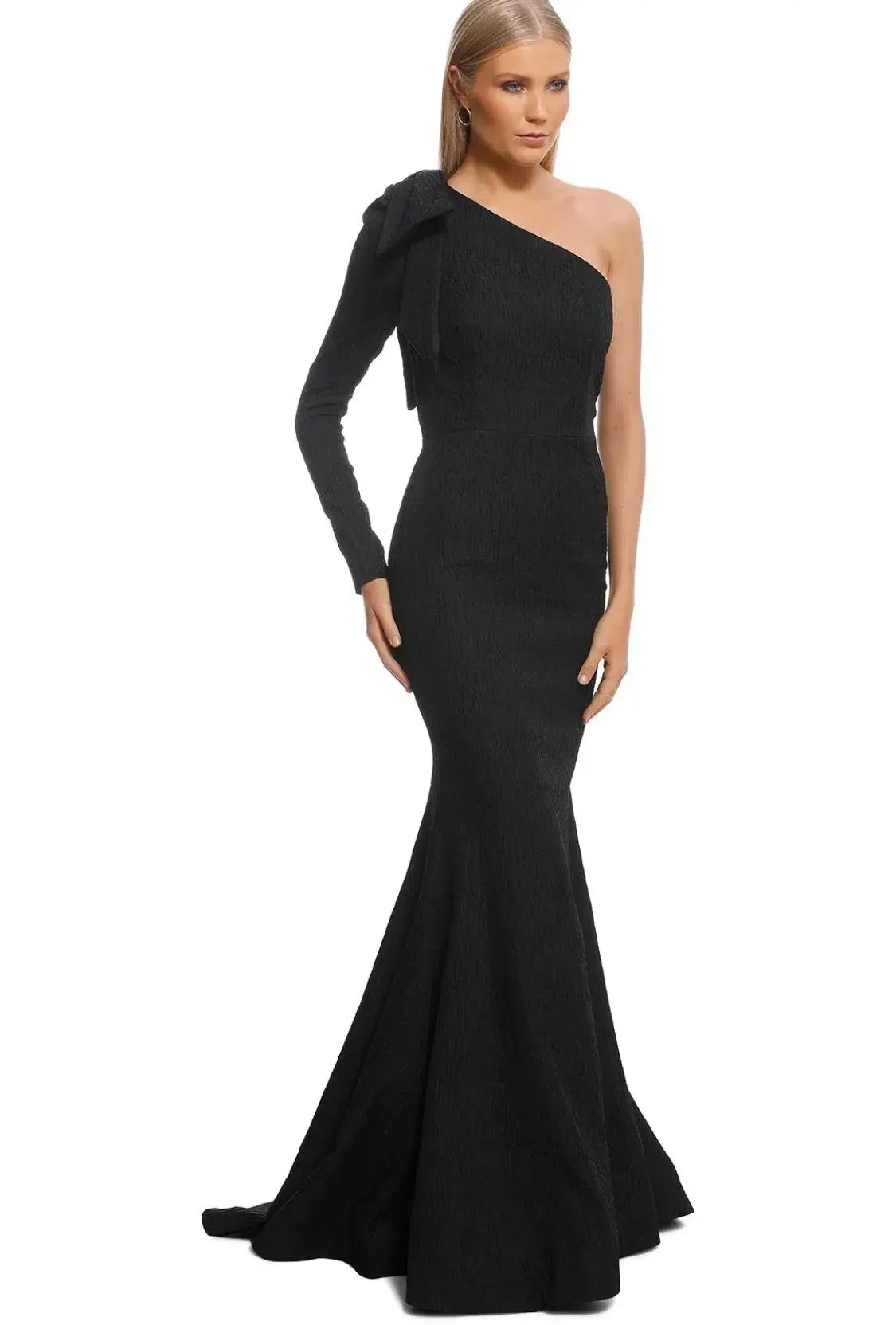 Rebecca Vallance Harlow Bow Gown Black Size 8 - Image 1
