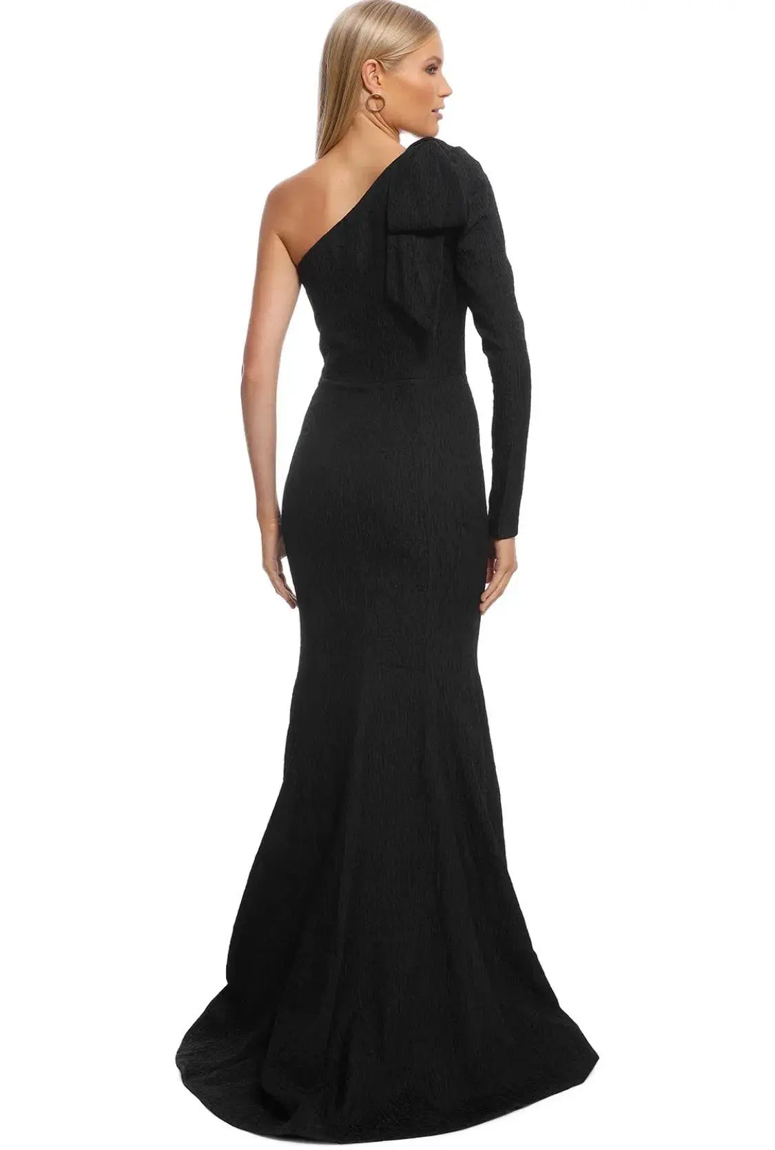 Rebecca Vallance Harlow Bow Gown Black Size 8 - Image 2