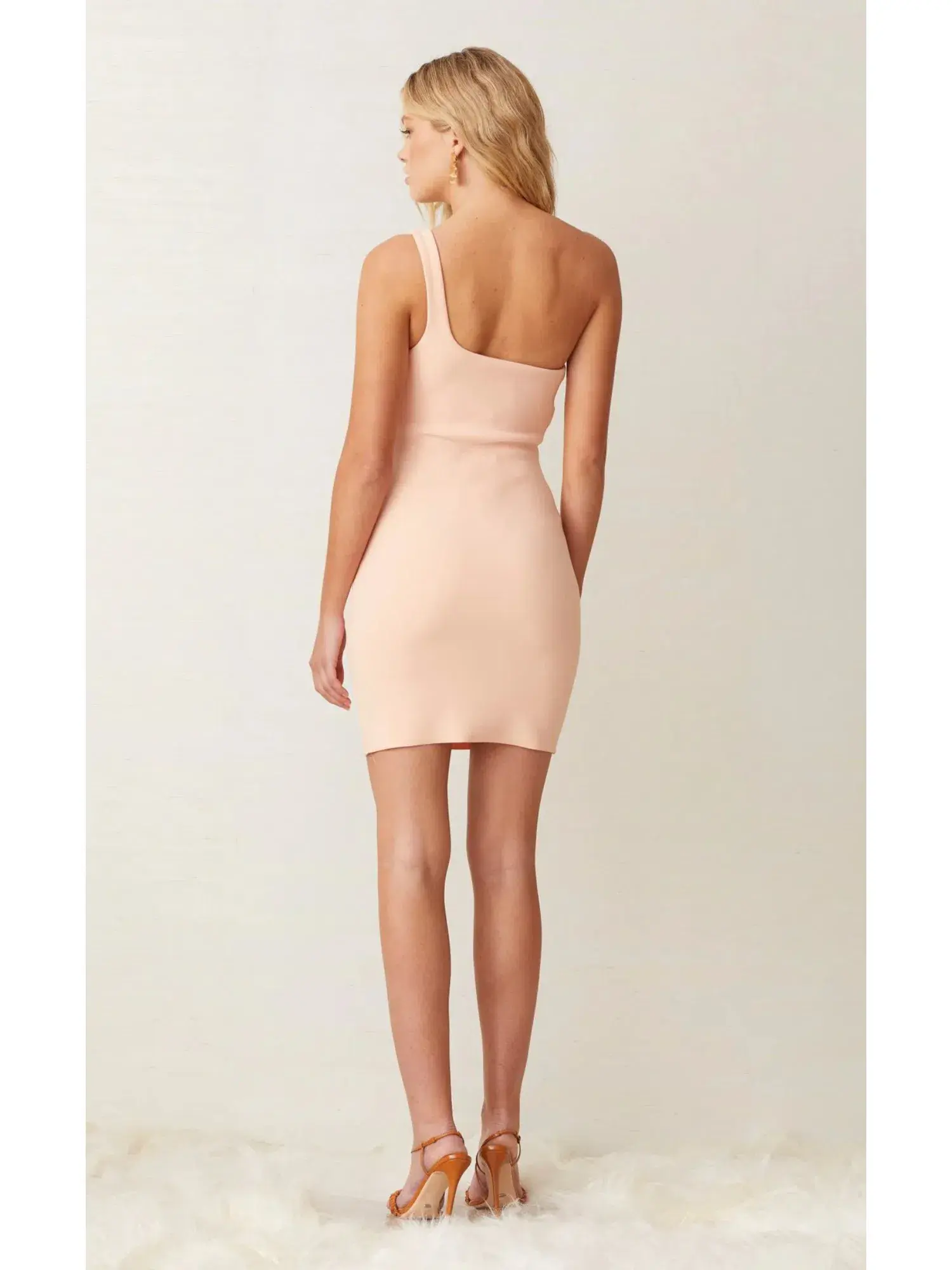 Bec & Bridge Ruby Mini Dress Peach Size AU 6  - Image 3
