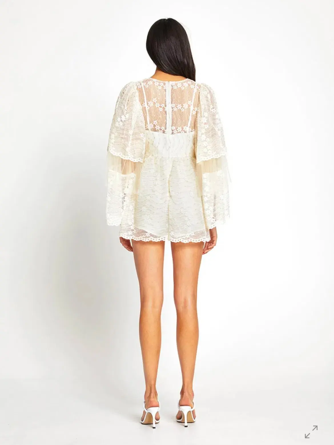 Alice McCall Moonstruck Mini Dress Cream Size 4 - Image 2