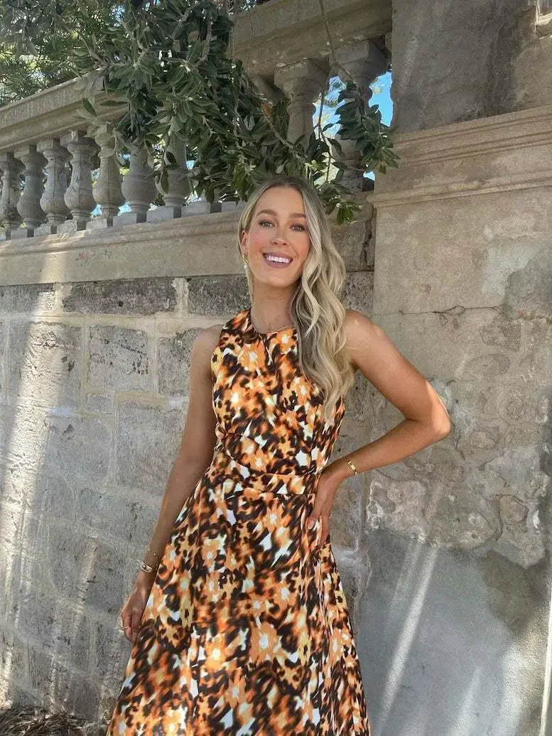 Mossman Inner Guidance Maxi Dress Print Size 10  - Image 9