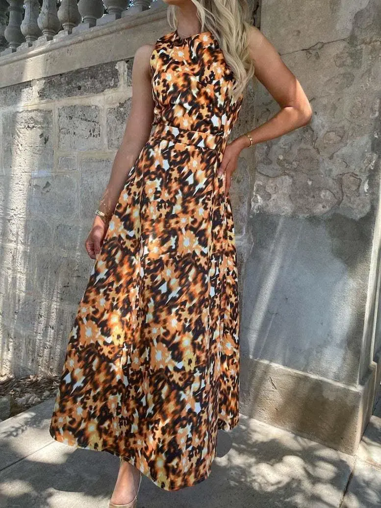 Mossman Inner Guidance Maxi Dress Print Size 10  - Image 8