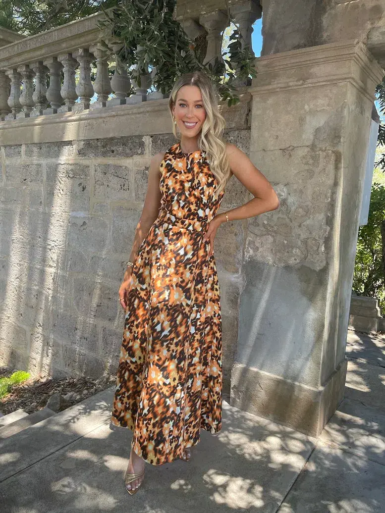 Mossman Inner Guidance Maxi Dress Print Size 12  - Image 5