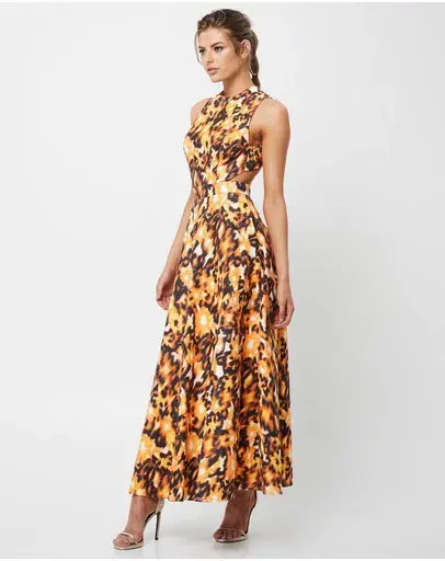 Mossman Inner Guidance Maxi Dress Print Size 12  - Image 2