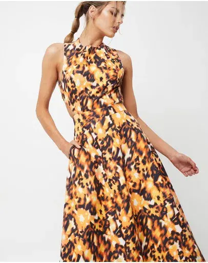 Mossman Inner Guidance Maxi Dress Print Size 12  - Image 4