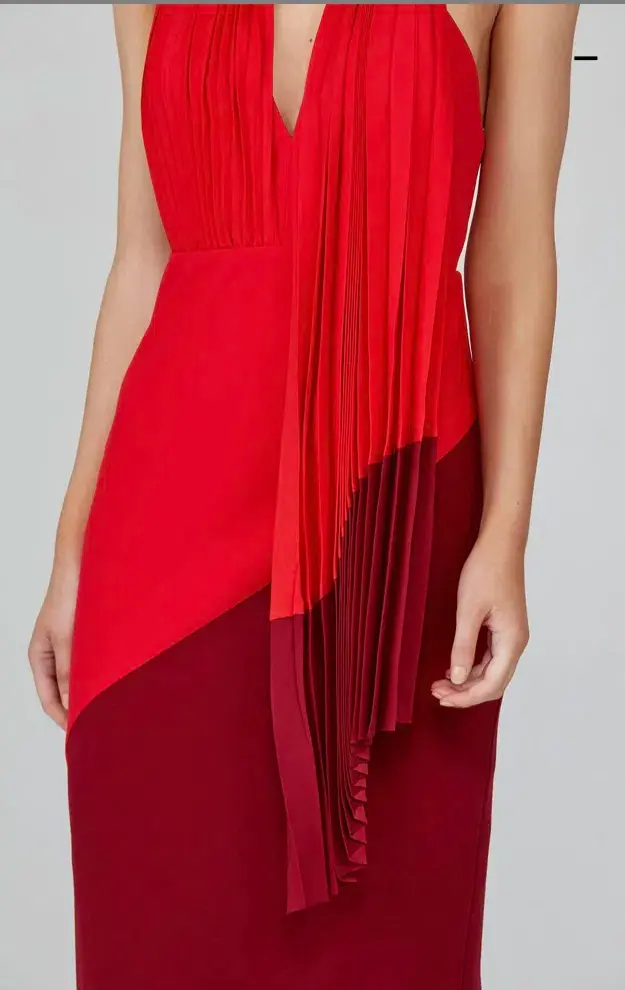 Acler Flora Dress Red Size 8 for rent on The Volte - main image