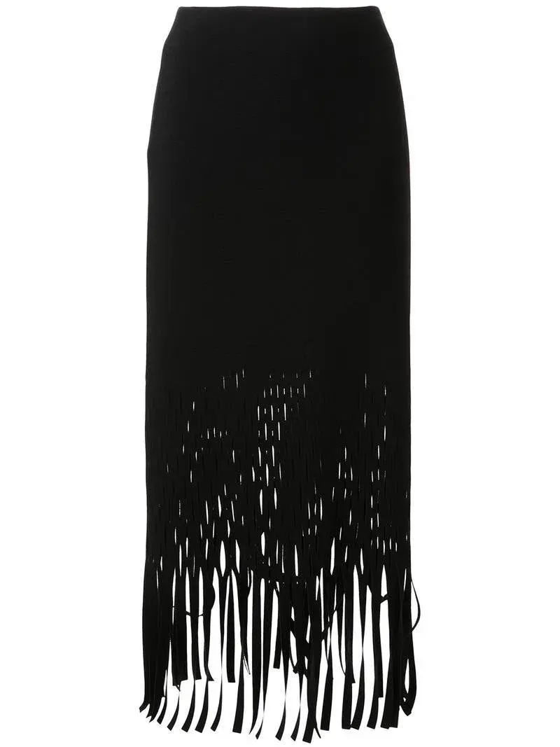 Dion Lee Triangle Perf Skirt Black Size 12 - Image 4