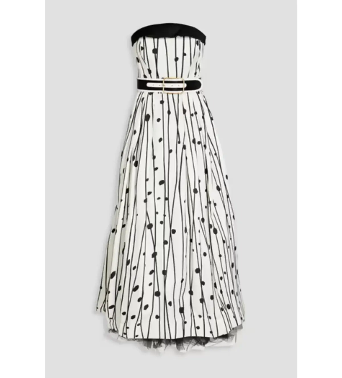 Leo Lin Victoria Bustier Dress Print Size 10 - Image 1