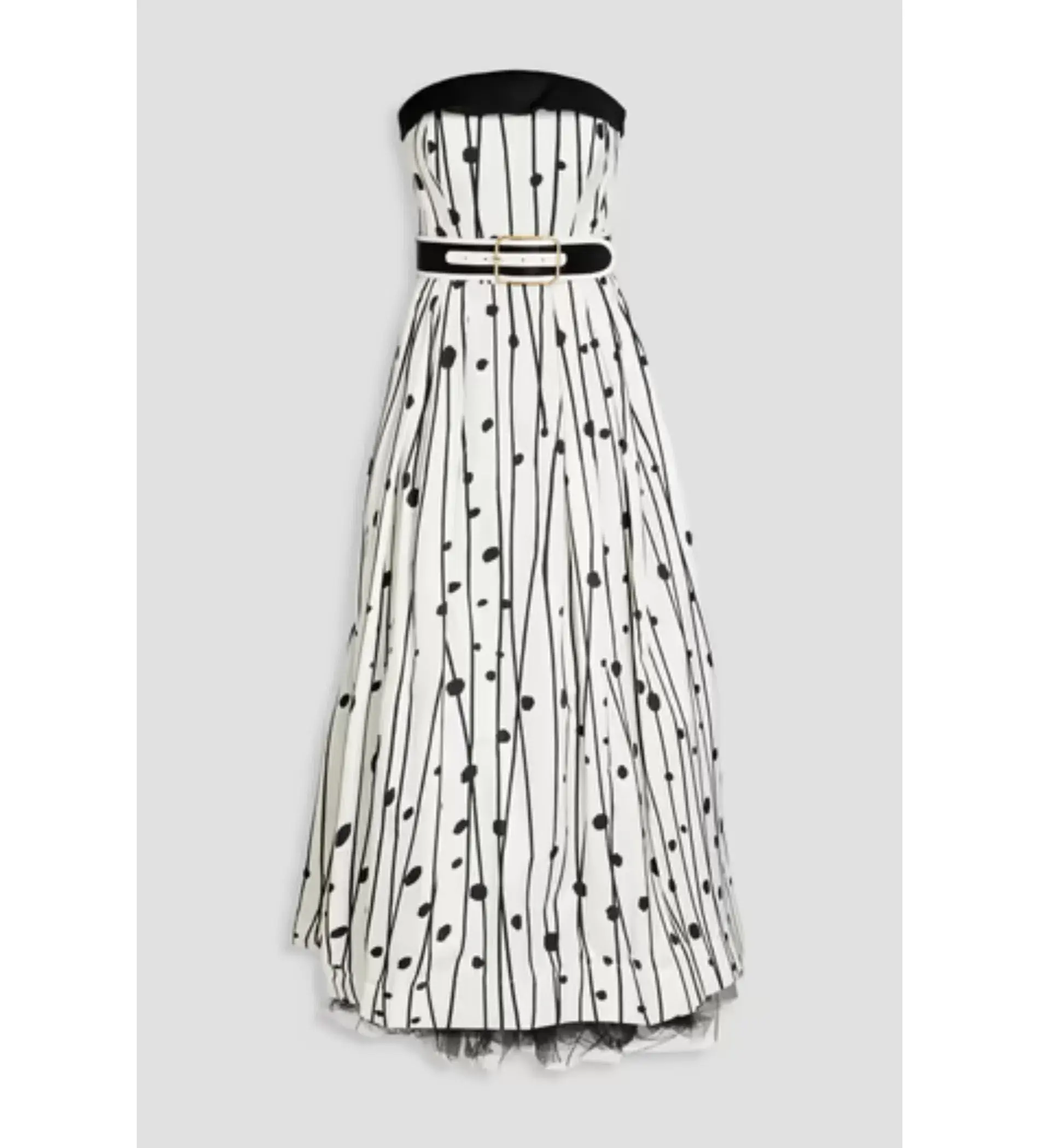 Leo Lin Victoria Bustier Dress Print Size 10 - Image 1