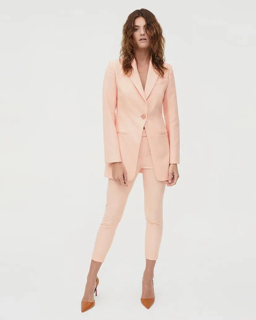 Manning Cartell Pop Swagger Blazer & Pant Set in Peach Size 8 - Image 1