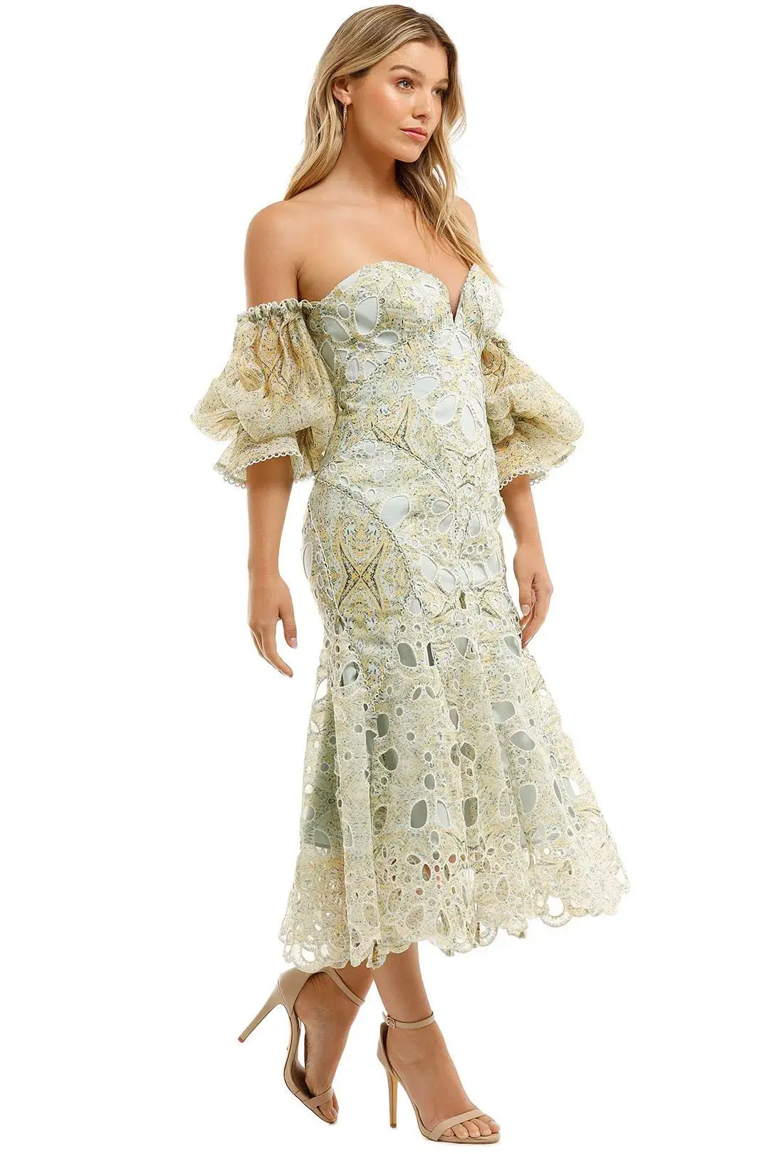 Acler Holland Dress Green Size 6 - Image 2