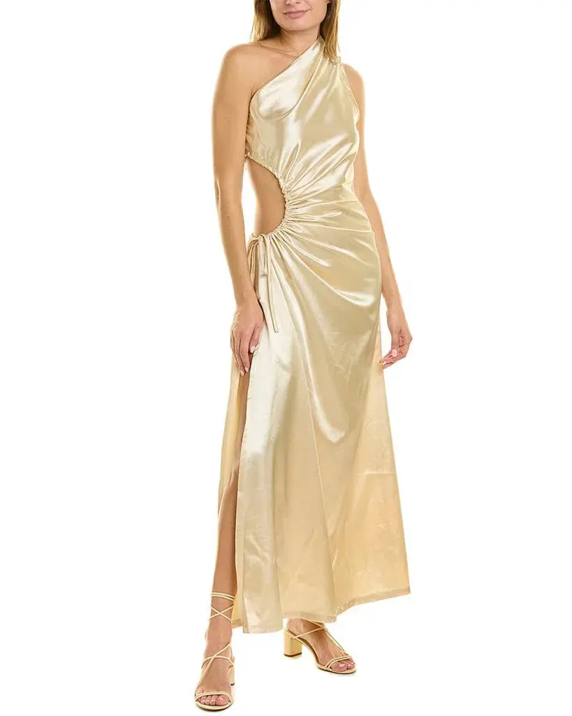 Sonya Moda Nour Ocean Pearl Maxi Dress Pearl White Size S / AU 8 - Image 5