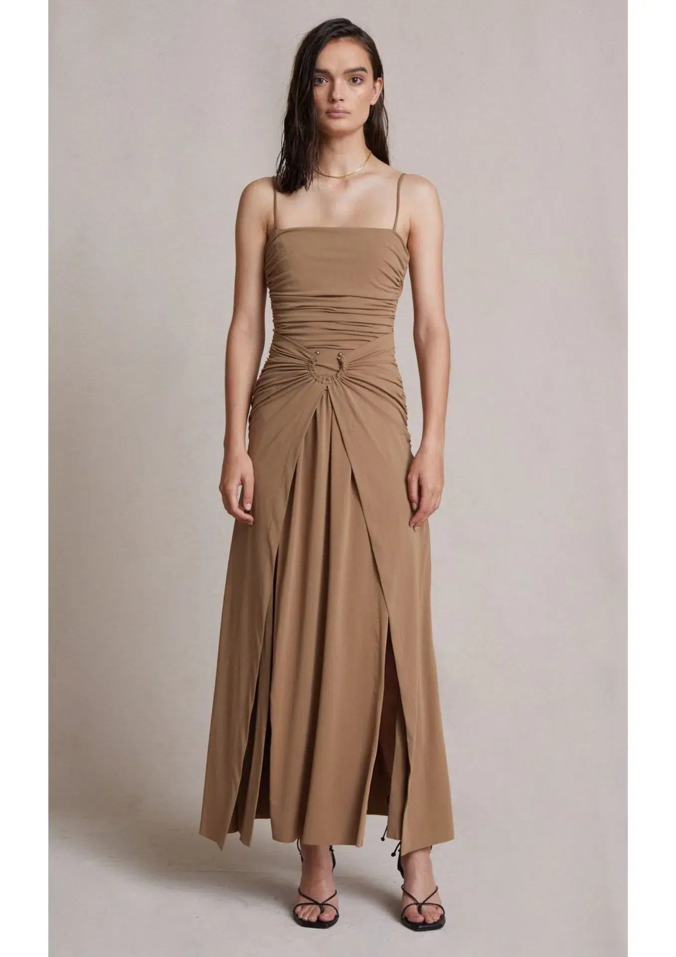 Bec & Bridge Vixen Maxi Dress in Sepia Brown Size 8 - Image 1