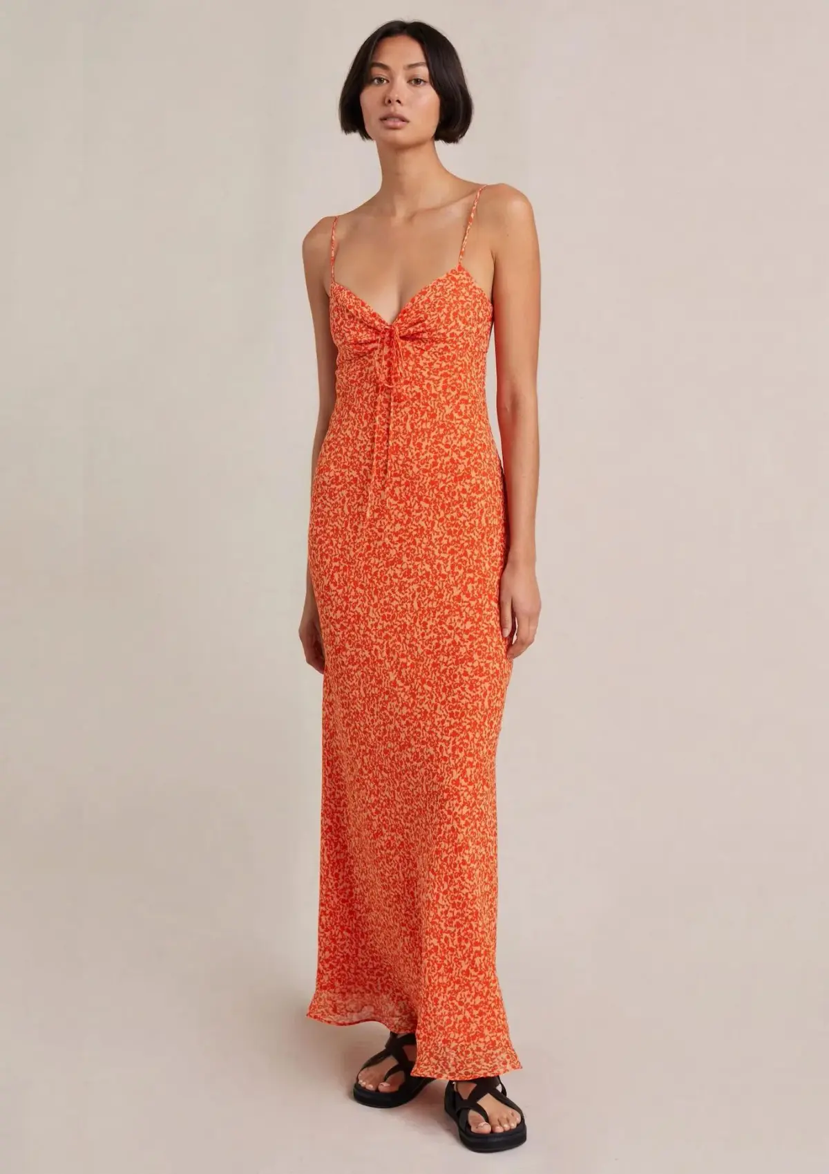 Bec & Bridge Cheri Maxi Dress Orange Size 8 - Image 1