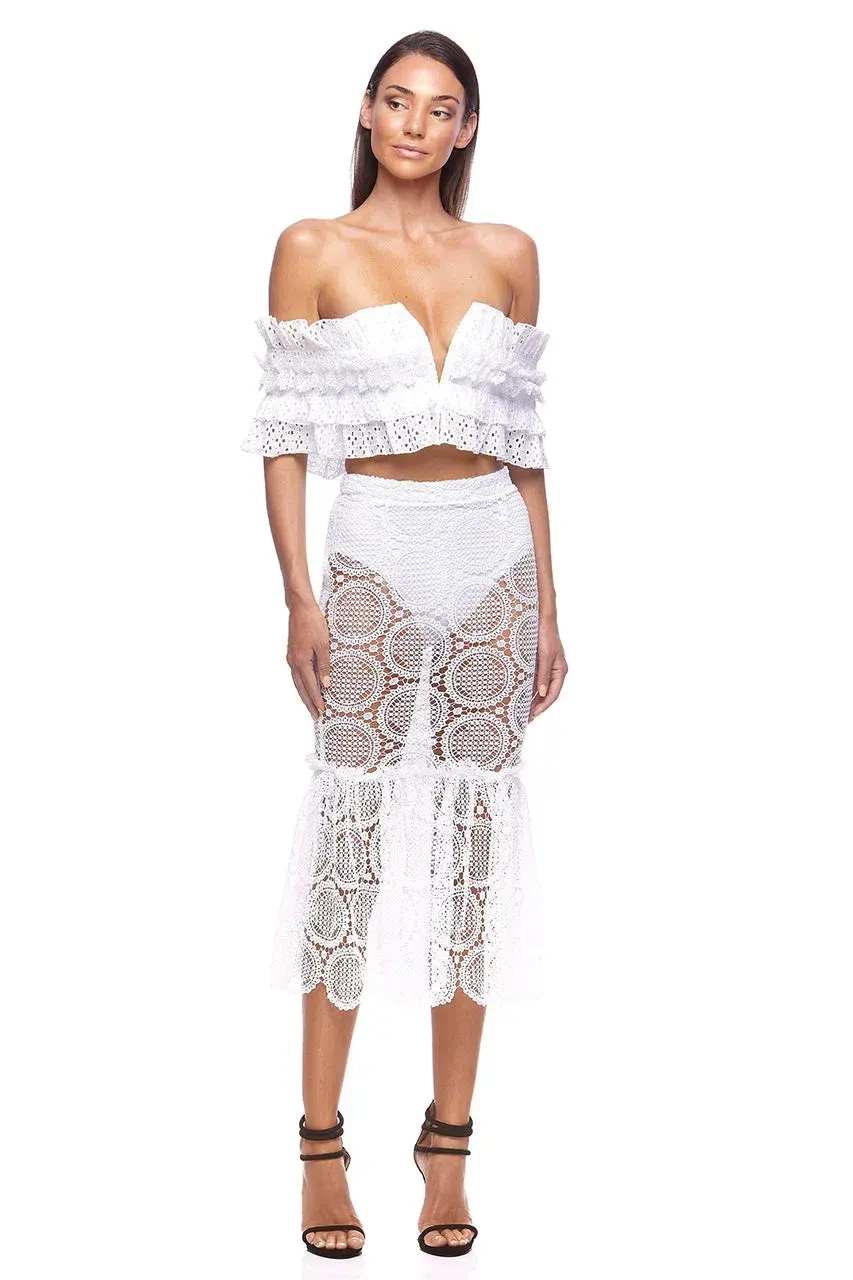 Eliya the Label Annie Skirt White Size 10 - Image 1