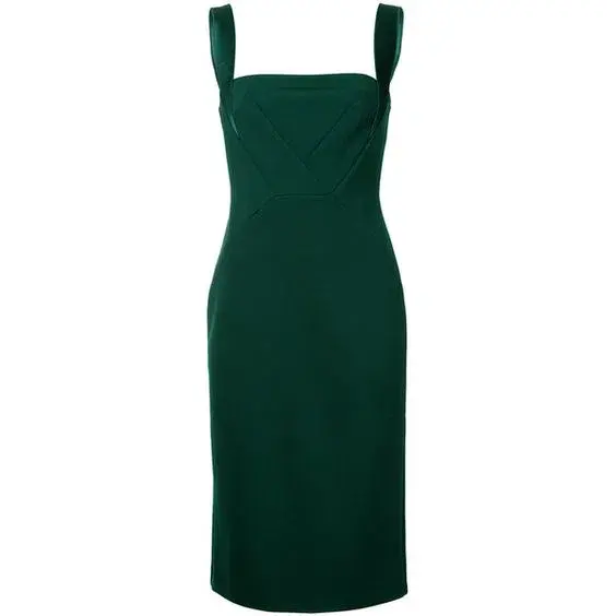 Dion Lee Spliced Pinafore Dress Green Size 8 - Image 1