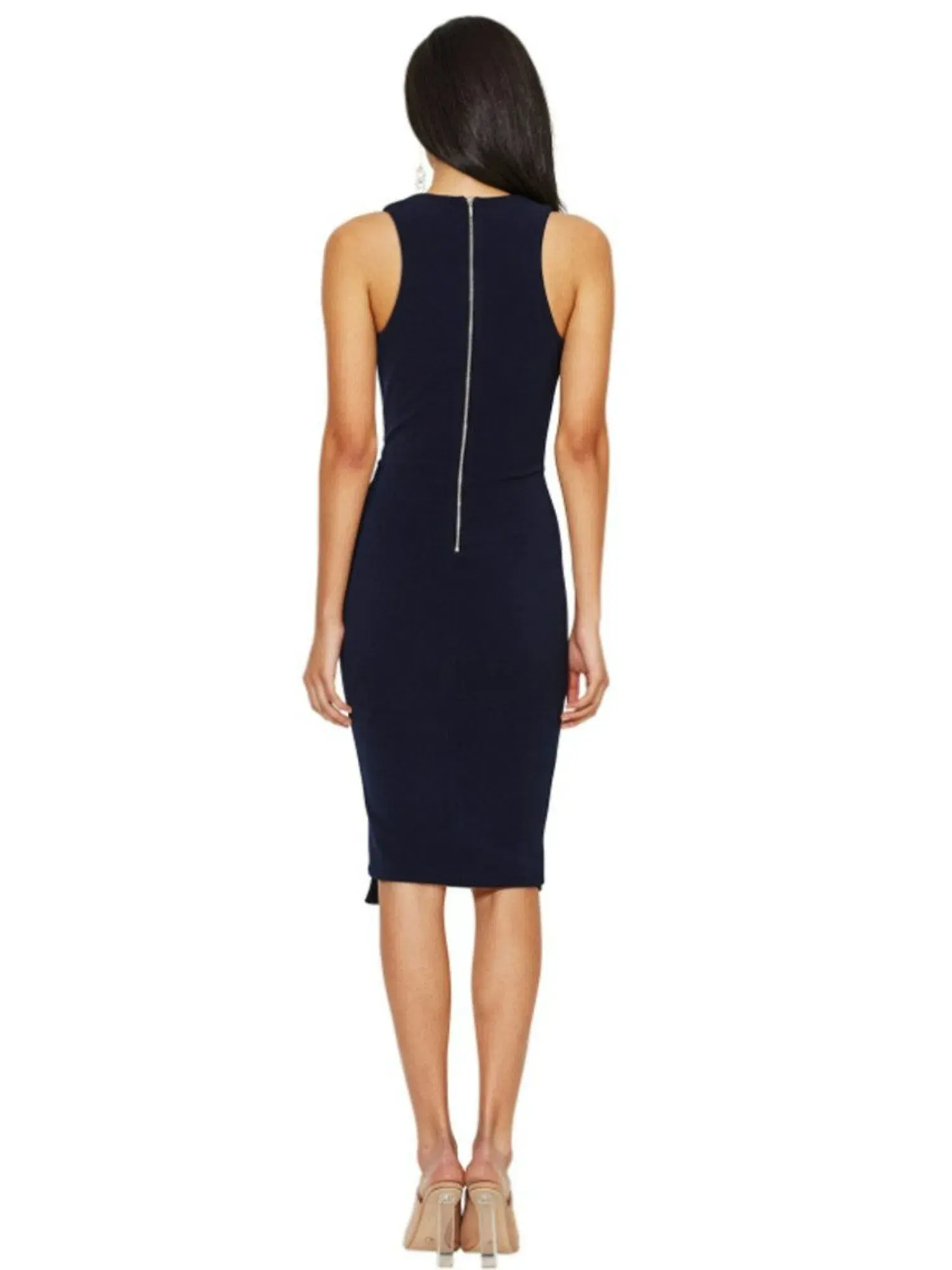 Bec & Bridge Luminous Plunge Dress Blue Size AU 6 - Image 2