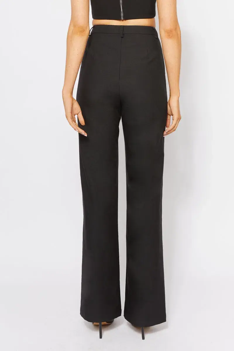 Bianca and Bridgett Cartia Crop and Pants Set Black Size 14 - Image 6
