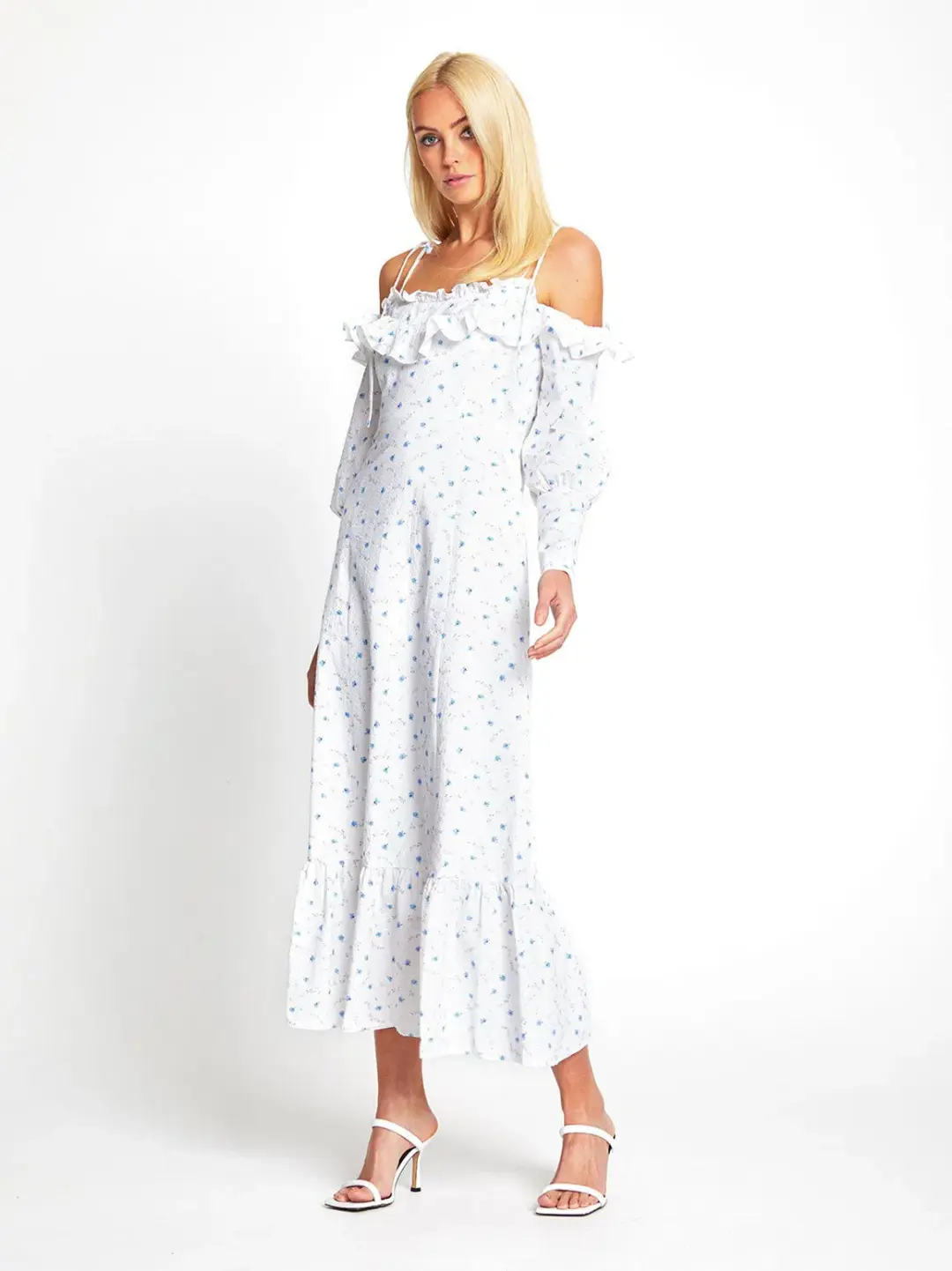 Alice McCall Limonata Midi Dress Porcelain Size 14 for rent on The Volte - main image