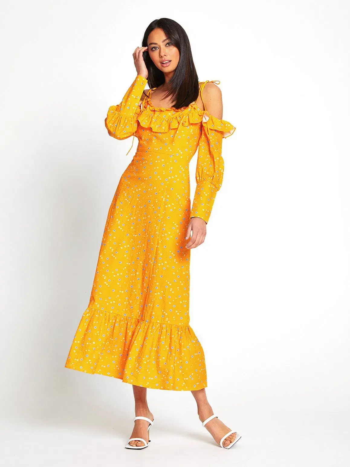 Alice McCall Limonata Midi Dress Apricot Size 6  - Image 1