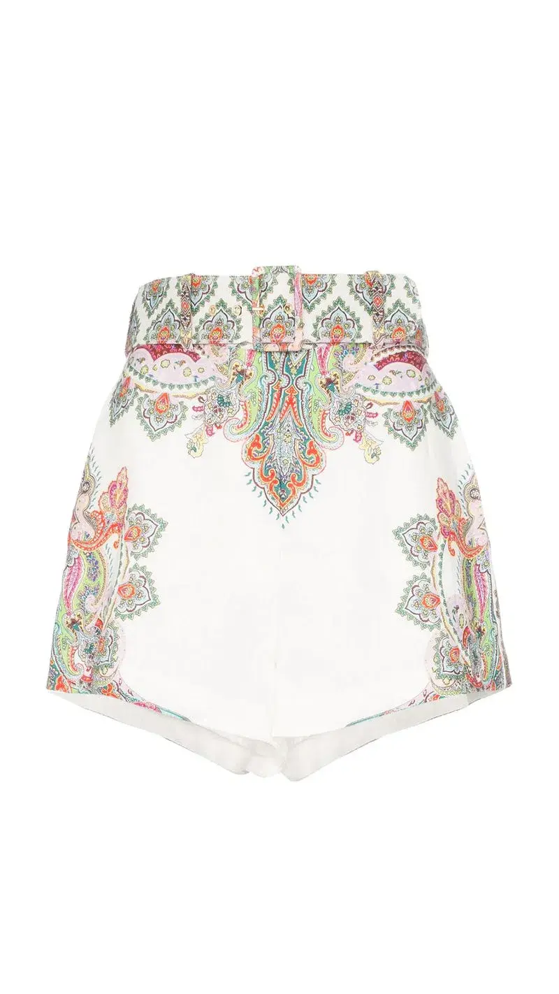Zimmermann Ninety-Six Filigree Set Lennon Paisley Size 0 (shorts) Size 1 (top)  - Image 3