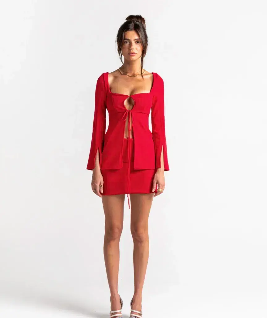 Arcina Ori Selena Set Red Size 8 - Image 1