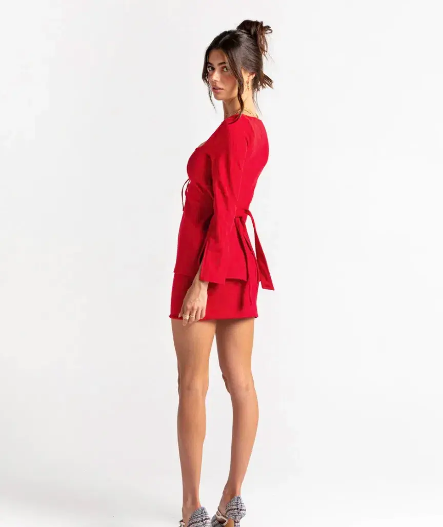 Arcina Ori Selena Set Red Size 8 for rent on The Volte - main image