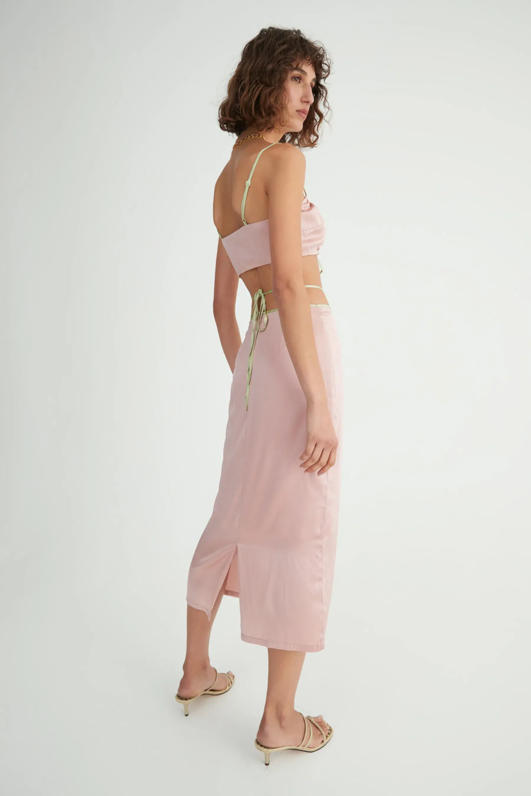 Hansen & Gretel Cali Top and Mariika Skirt Set Blush Size 8 - Image 5