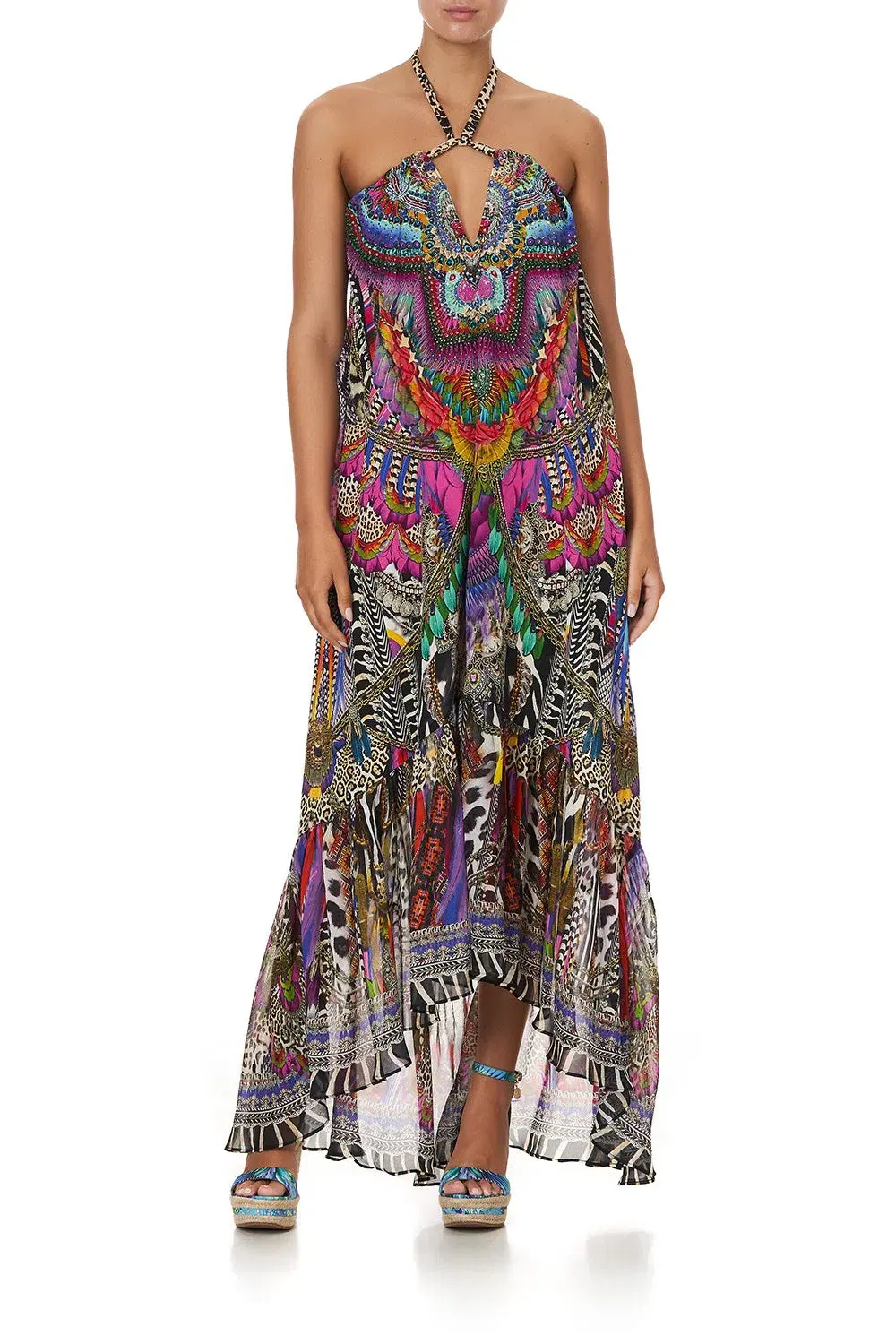 Drop Shoulder Flared Camilla Dress  - Image 1