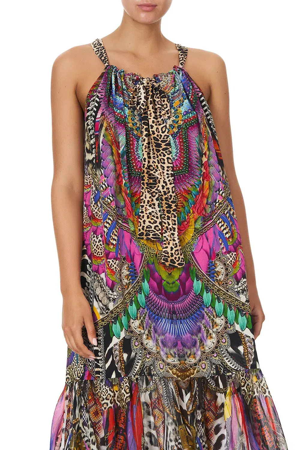 Drop Shoulder Flared Camilla Dress  - Image 2