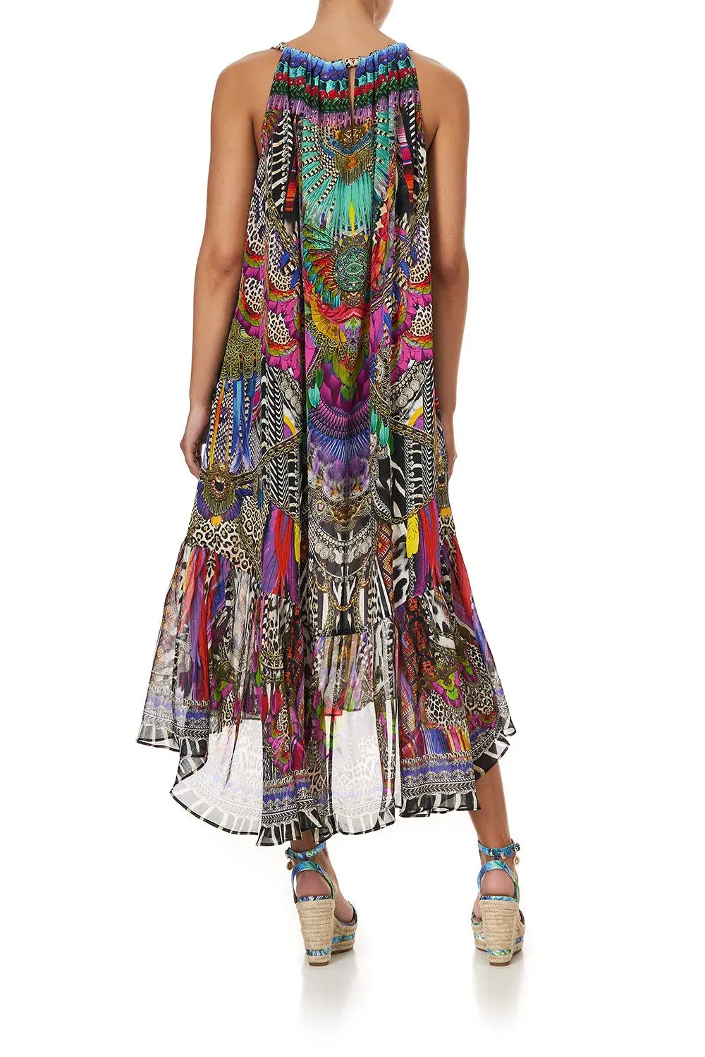 Drop Shoulder Flared Camilla Dress  - Image 4