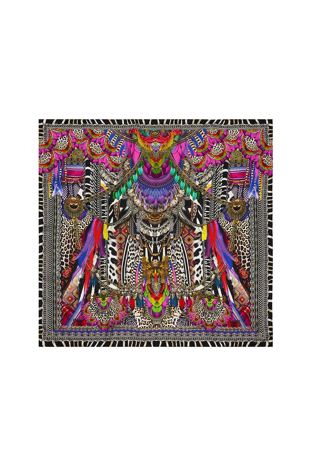 Camilla Guardians of the Sun Large Square Scarf Print for rent on The Volte - main image