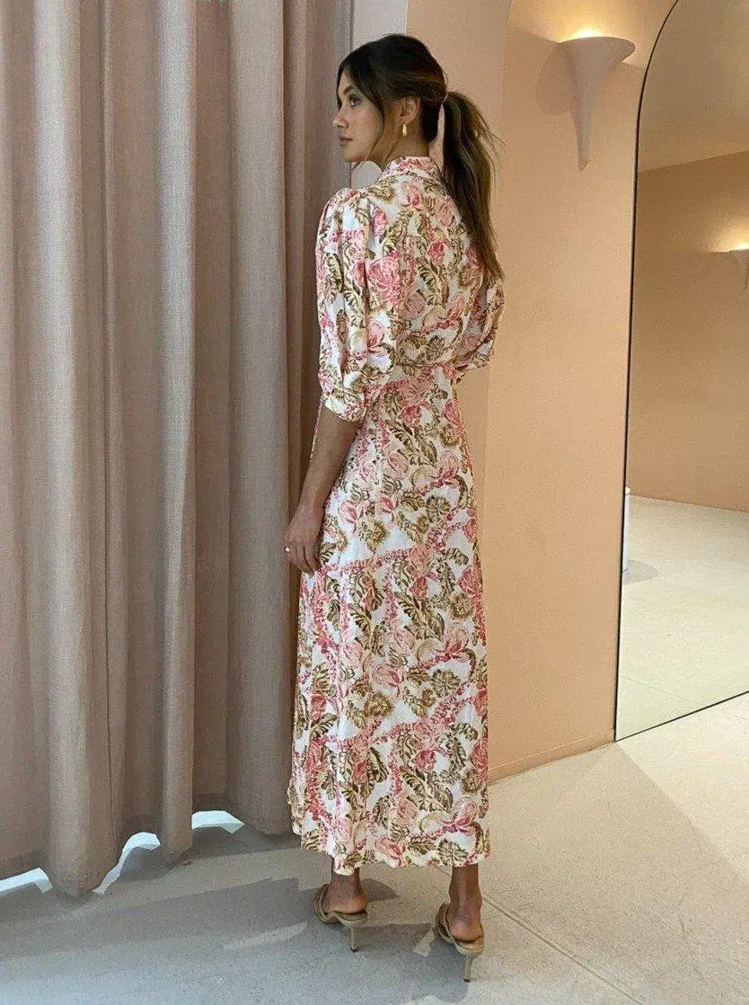 Significant Other Deanna Maxi Dress Print Size 6 - Image 3