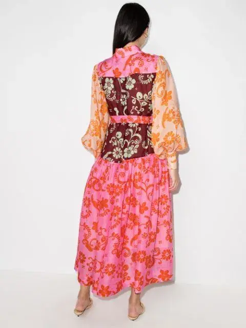 Alemais Luis Dress Print Size 6 for rent on The Volte - main image