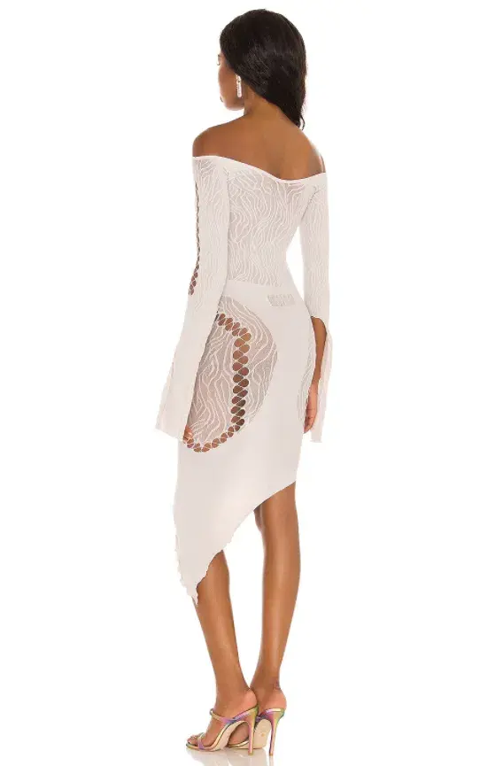 Poster Girl Charlotte Dress in Bone White Size 10 - Image 2