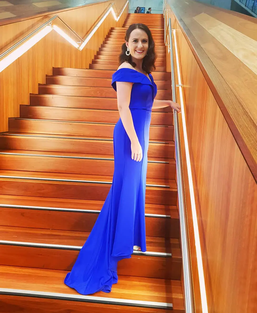 Jadore JX003 Gown Blue Size 10  - Image 4