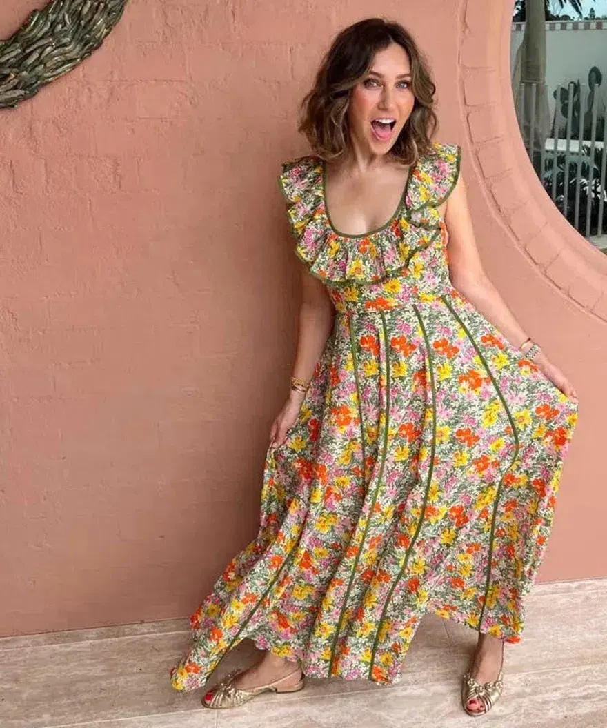 Alemais - Cabana Print - Midi Dress - Size 14 - Image 1