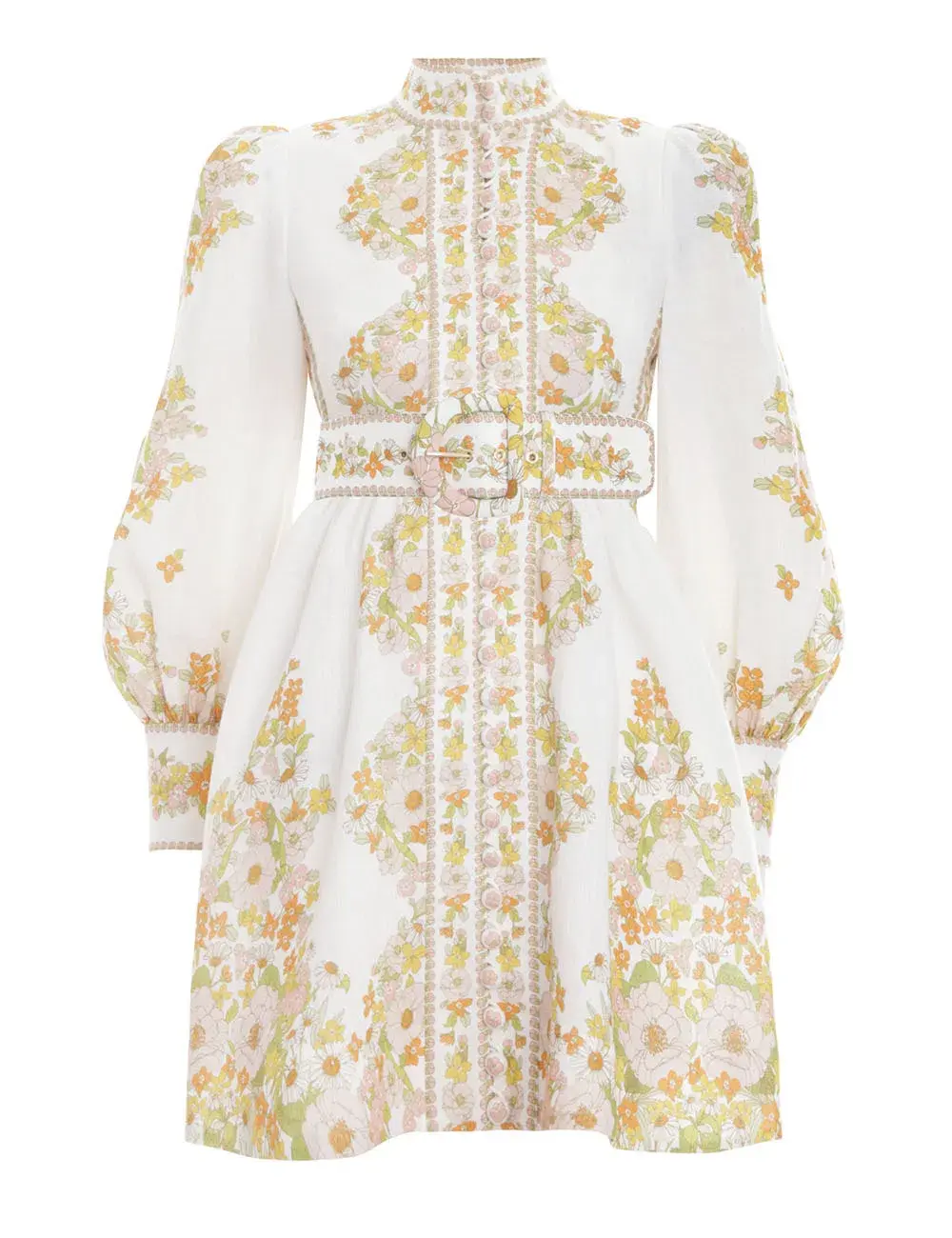 Zimmermann Super Eight Tubular Mini Dress Print Size 8 - Image 5