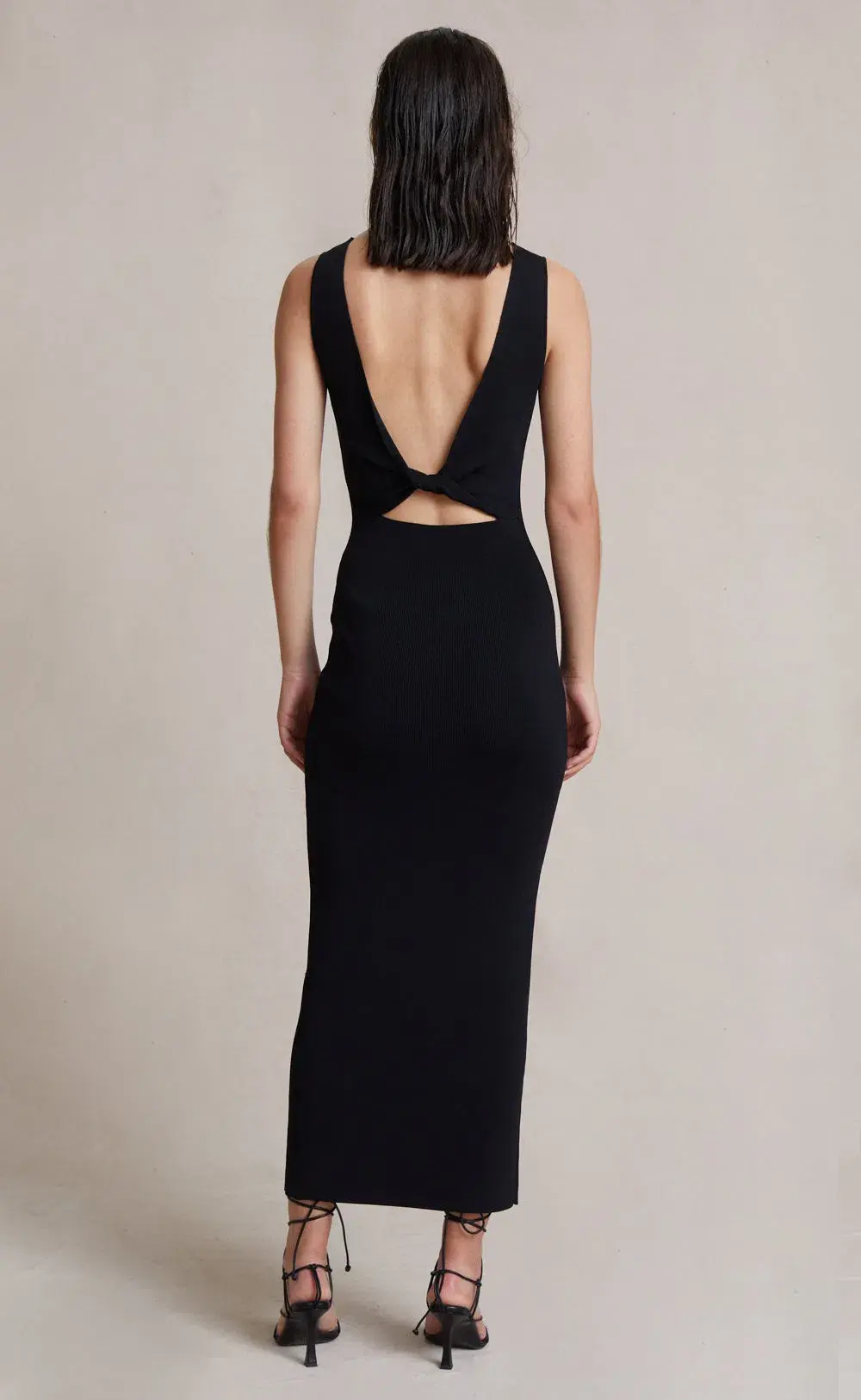 Bec & Bridge Sorbet Summer Midi Dress Black Size 6 - Image 5