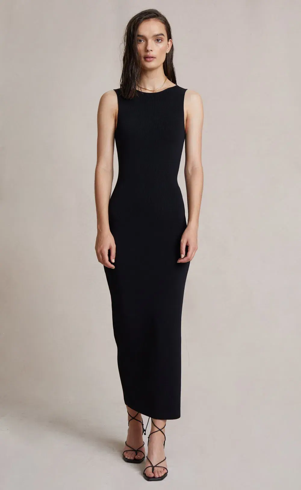 Bec & Bridge Sorbet Summer Midi Dress Black Size 6 - Image 2