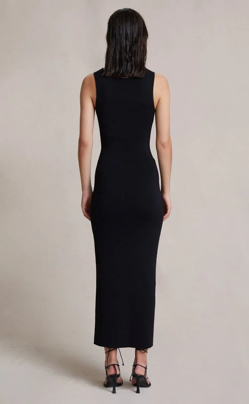 Bec & Bridge Sorbet Summer Midi Dress Black Size 6 - Image 4