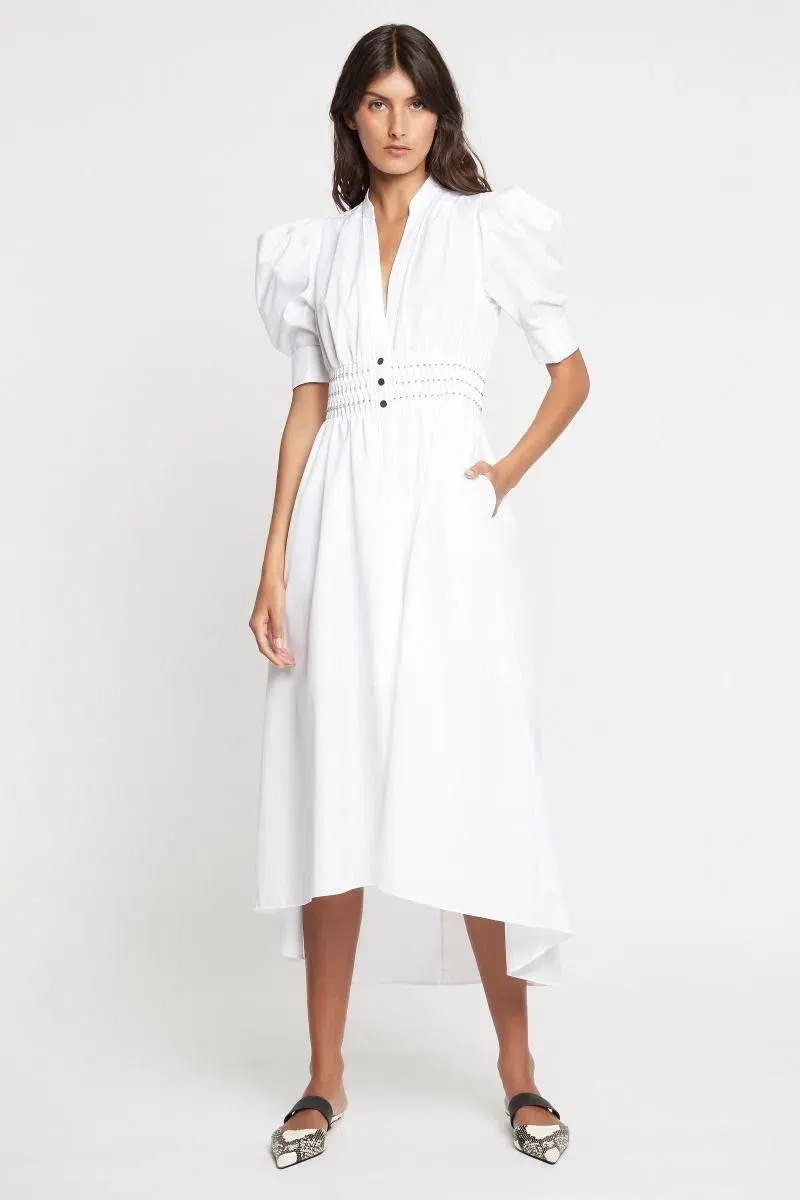 Sass & Bide Electric City White Shirt Dress White Size 6 - Image 1