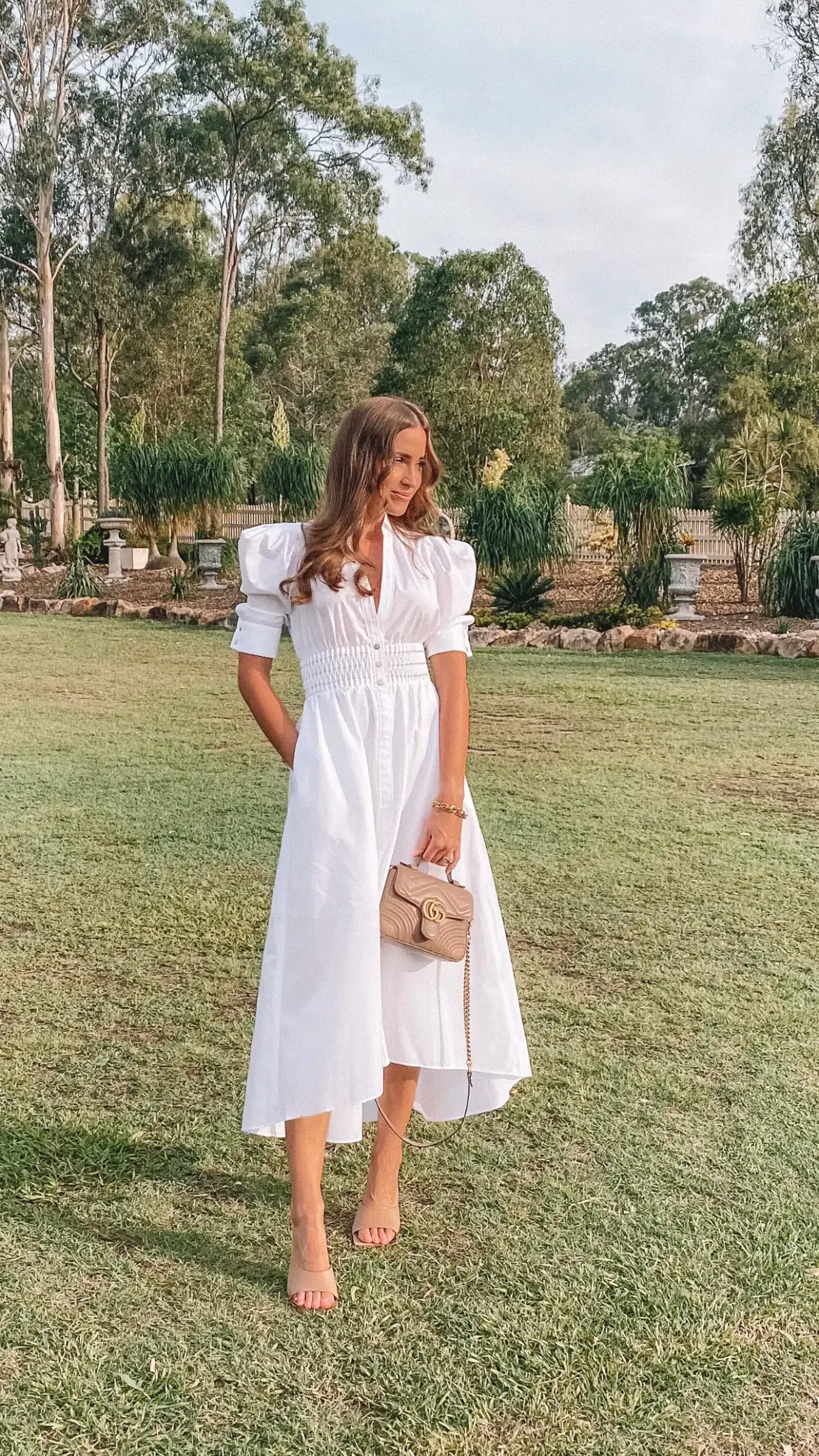 Sass & Bide Electric City White Shirt Dress White Size 6 - Image 4