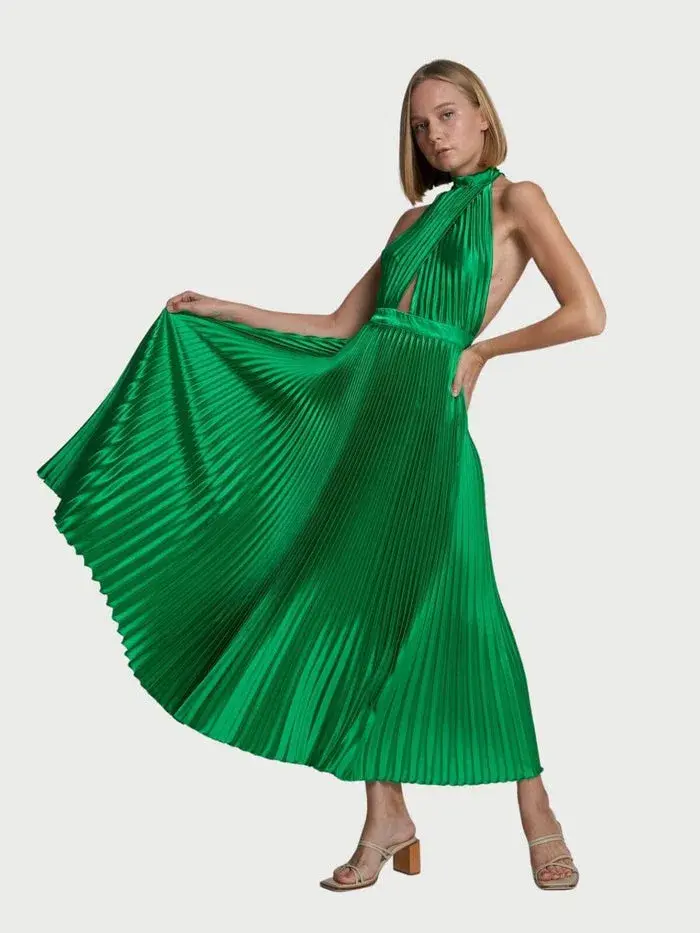 L'idee - Renaissance Gown Green - Size 8 - Image 1